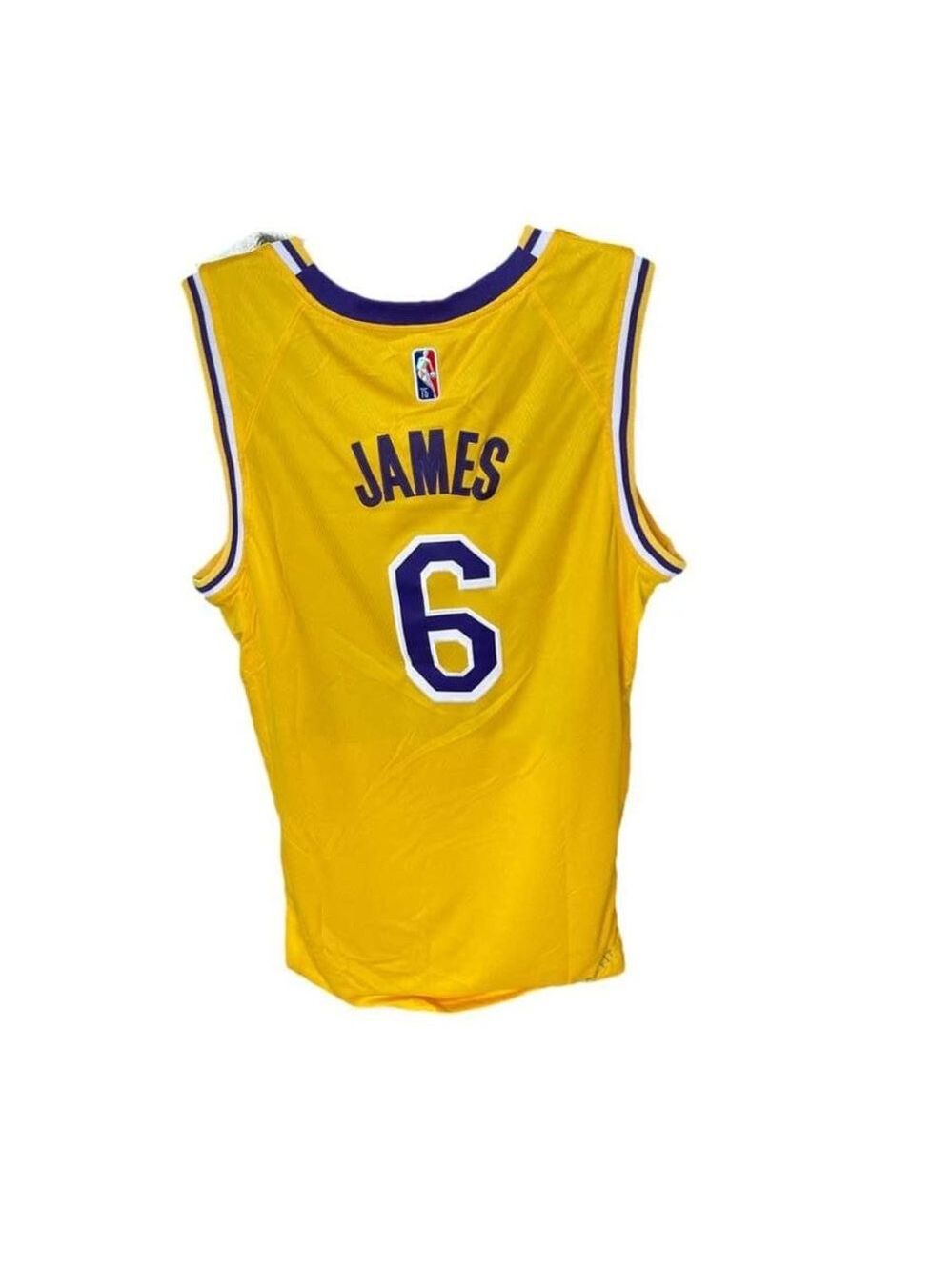 Nike Men's Los Angeles Lakers LeBron James #6 Jersey, Gold, - Picture 3 of 3